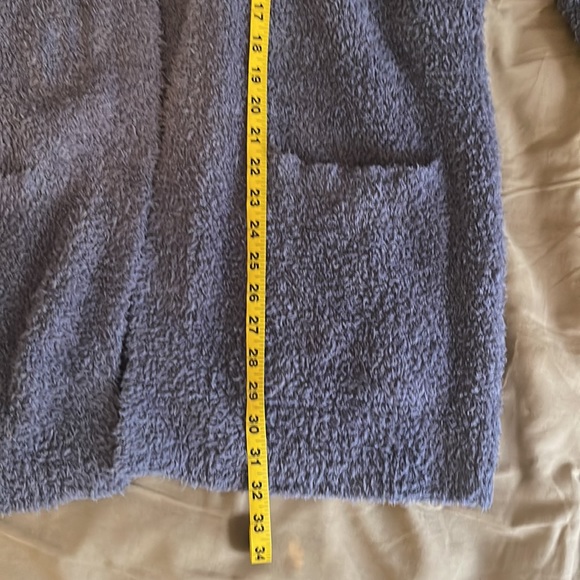 Barefoot Dreams® CozyChic™ Cardigan in Deep Sea Blue - Picture 7 of 7